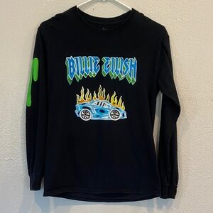 Billie Eilish Black Long Sleeve Tee
